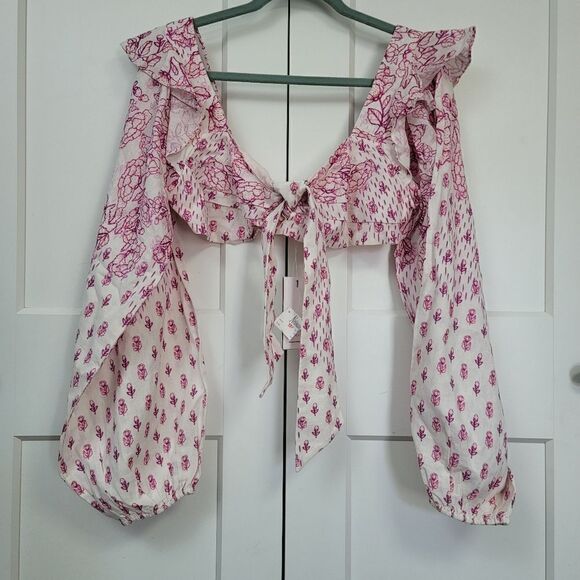 HEMANT AND NANDITA suki crop top, xl - Picture 8 of 15